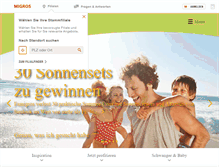 Tablet Screenshot of famigros.migros.ch