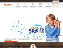 Tablet Screenshot of migros.ch